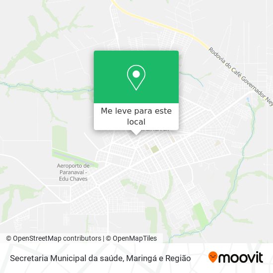 Secretaria Municipal da saúde mapa