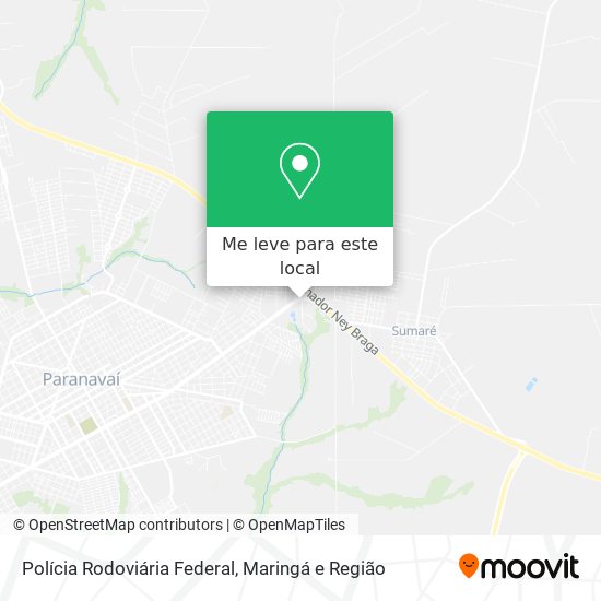 Polícia Rodoviária Federal mapa