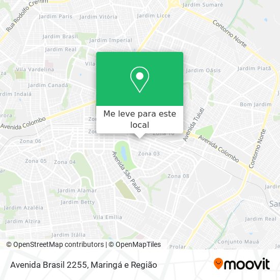 Avenida Brasil 2255 mapa