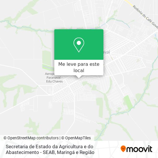 Secretaria de Estado da Agricultura e do Abastecimento - SEAB mapa