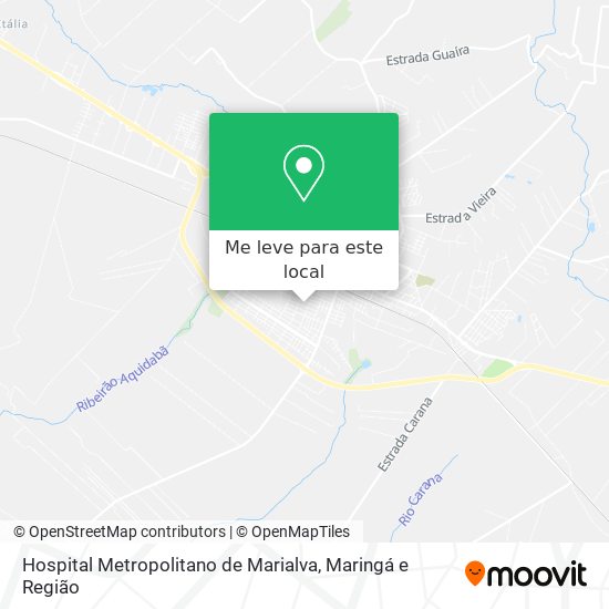 Hospital Metropolitano de Marialva mapa