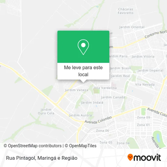Rua Pintagol mapa
