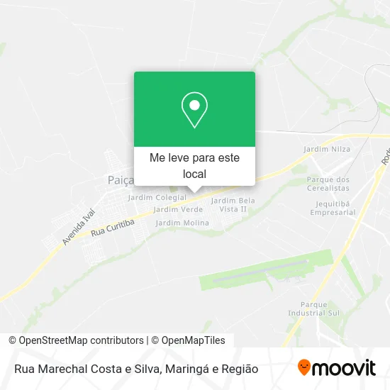 Rua Marechal Costa e Silva mapa