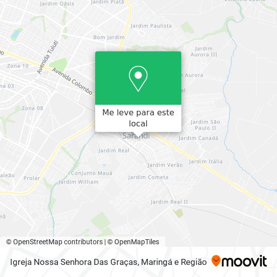 Igreja Nossa Senhora Das Graças mapa