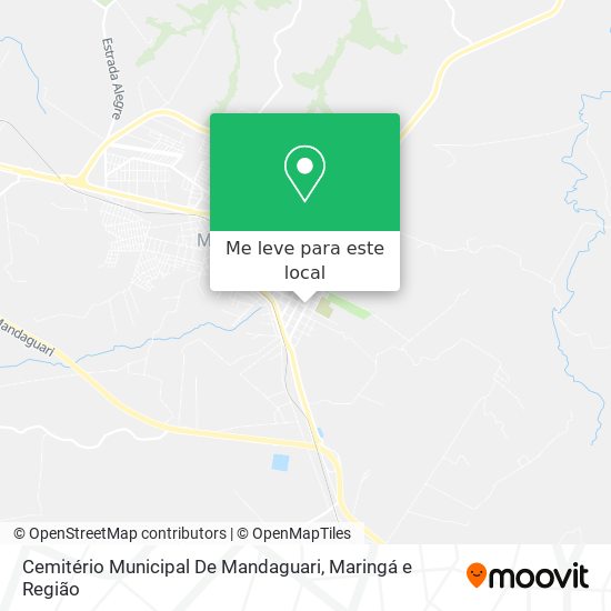 Cemitério Municipal De Mandaguari mapa