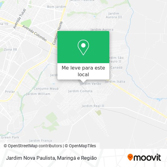 Jardim Nova Paulista mapa