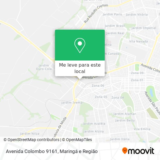 Avenida Colombo 9161 mapa