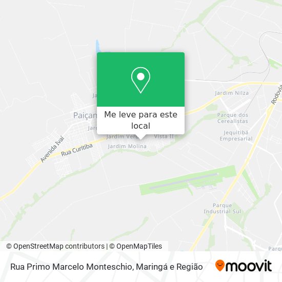 Rua Primo Marcelo Monteschio mapa