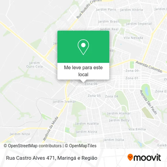 Rua Castro Alves 471 mapa