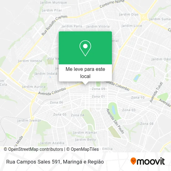 Rua Campos Sales 591 mapa