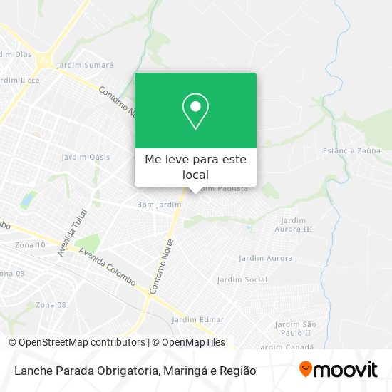 Lanche Parada Obrigatoria mapa