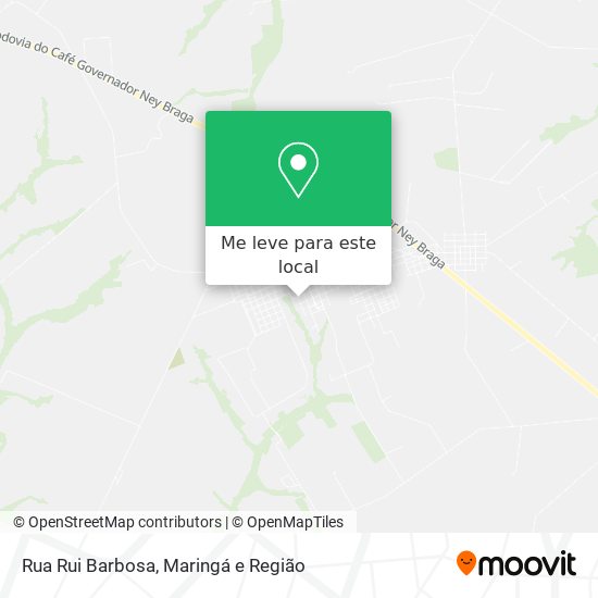 Rua Rui Barbosa mapa