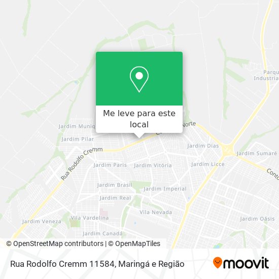 Rua Rodolfo Cremm 11584 mapa