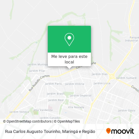 Rua Carlos Augusto Tourinho mapa