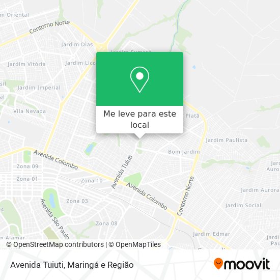 Avenida Tuiuti mapa