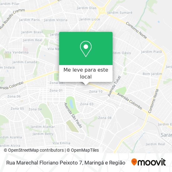 Rua Marechal Floriano Peixoto 7 mapa