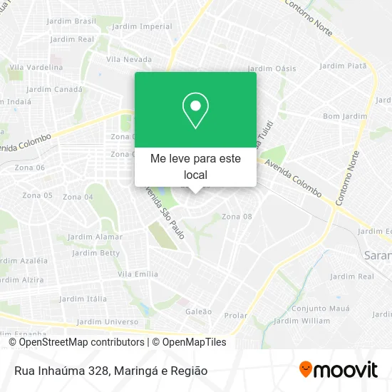 Rua Inhaúma 328 mapa