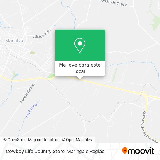 Cowboy Life Country Store mapa