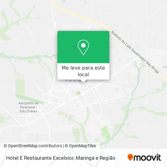 Hotel E Restaurante Excelsior mapa