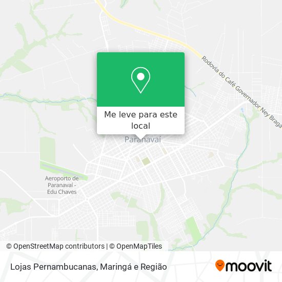 Lojas Pernambucanas mapa