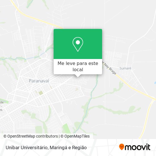 Unibar Universitário mapa