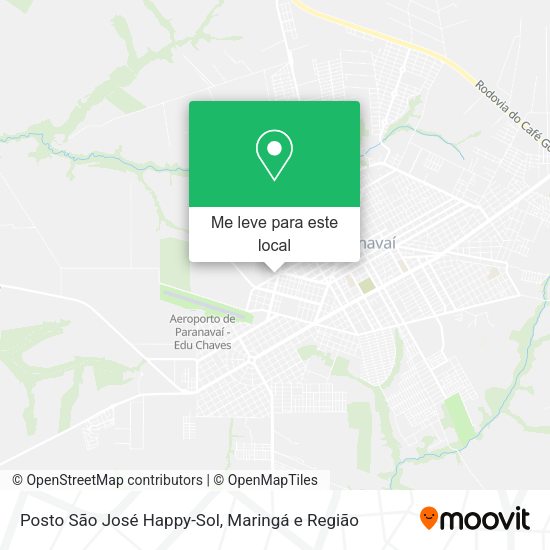 Posto São José Happy-Sol mapa