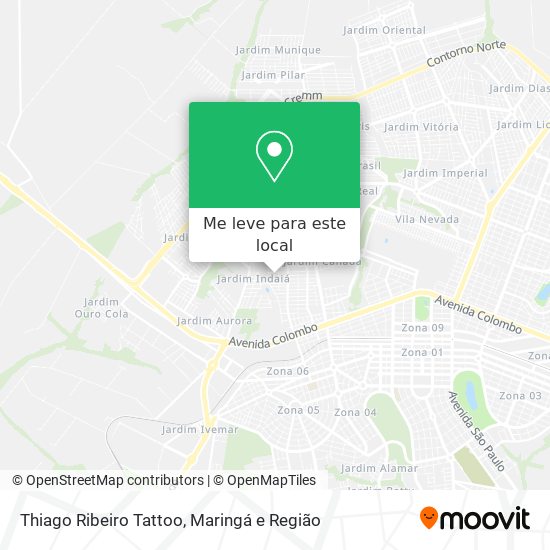 Thiago Ribeiro Tattoo mapa