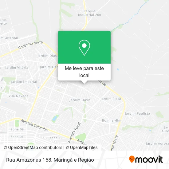 Rua Amazonas 158 mapa