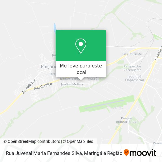 Rua Juvenal Maria Fernandes Silva mapa