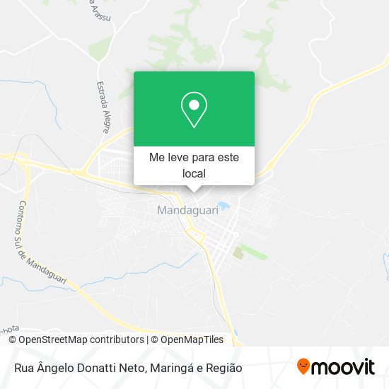 Rua Ângelo Donatti Neto mapa