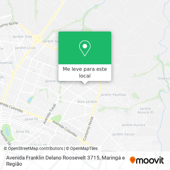Avenida Franklin Delano Roosevelt 3715 mapa