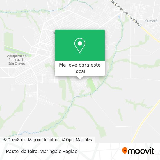 Pastel da feira mapa