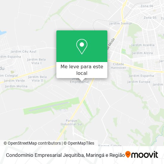 Condomínio Empresarial Jequitiba mapa