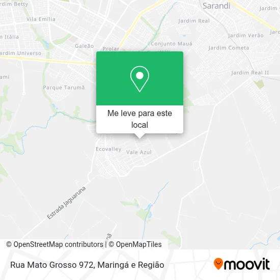 Rua Mato Grosso 972 mapa