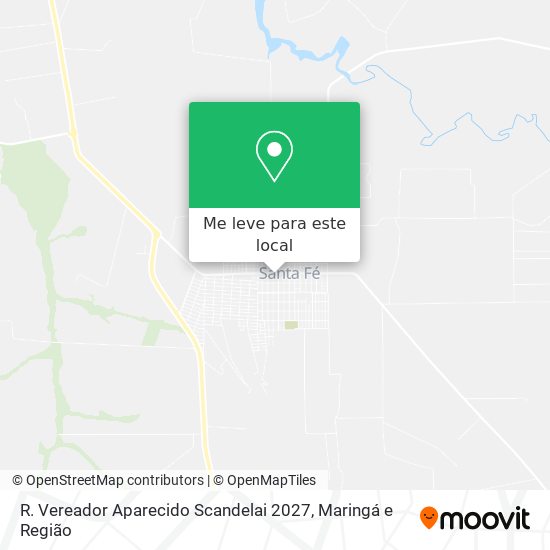 R. Vereador Aparecido Scandelai 2027 mapa