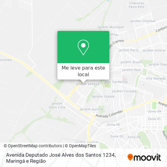 Avenida Deputado José Alves dos Santos 1234 mapa
