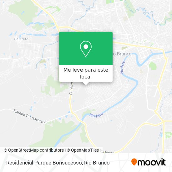 Residencial Parque Bonsucesso mapa