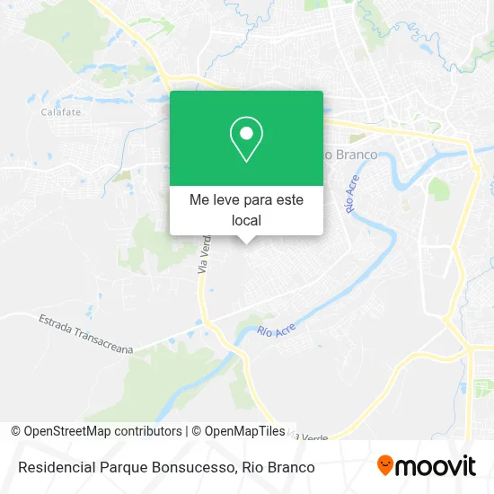 Residencial Parque Bonsucesso mapa