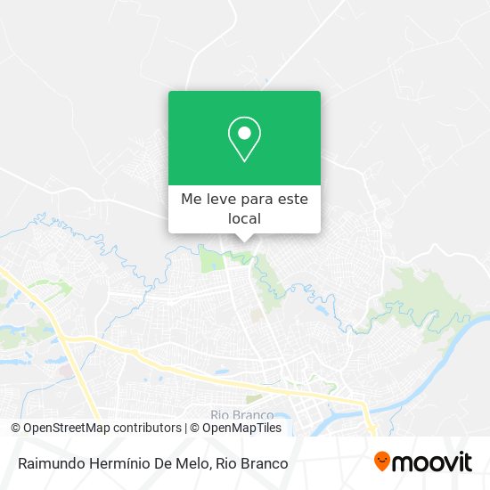 Raimundo Hermínio De Melo mapa