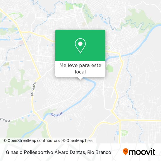 Ginásio Poliesportivo Álvaro Dantas mapa