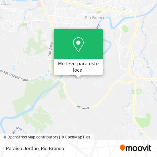 Paraiso Jordão mapa