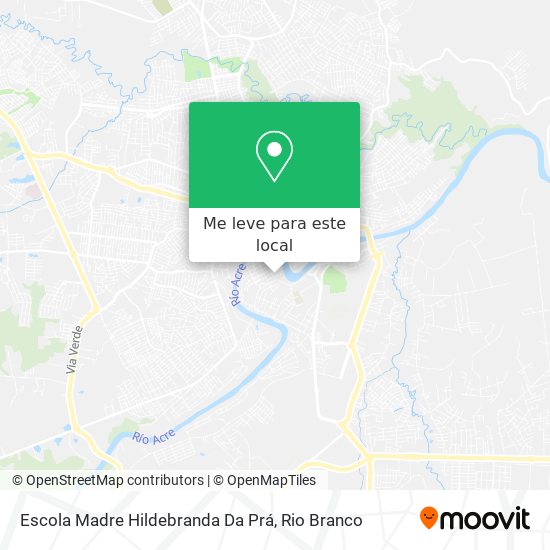 Escola Madre Hildebranda Da Prá mapa