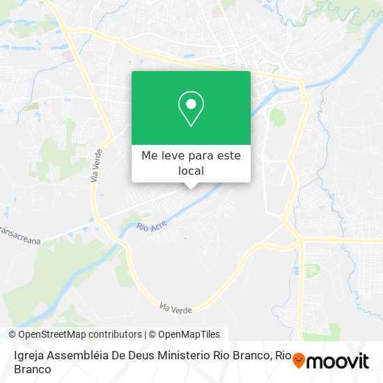 Igreja Assembléia De Deus Ministerio Rio Branco mapa