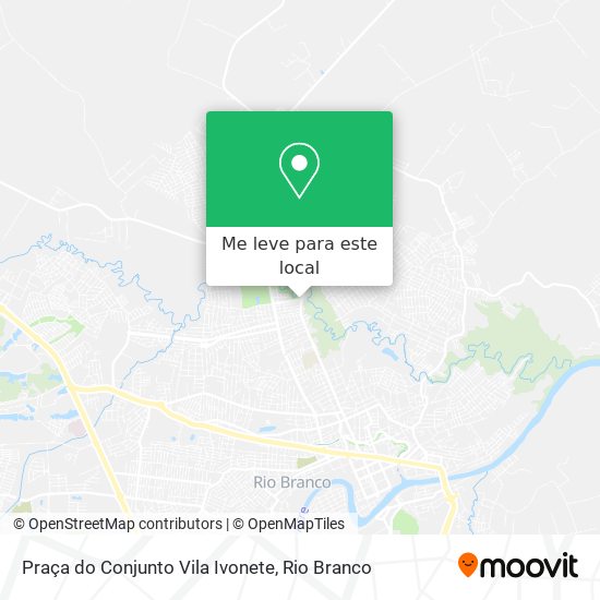Praça do Conjunto Vila Ivonete mapa