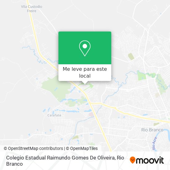 Colegio Estadual Raimundo Gomes De Oliveira mapa