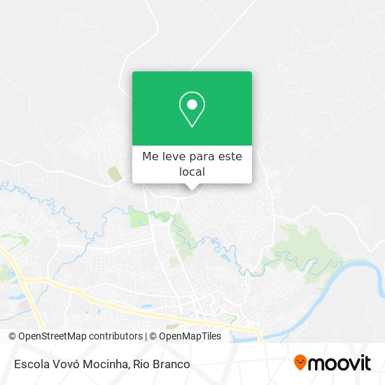 Escola Vovó Mocinha mapa