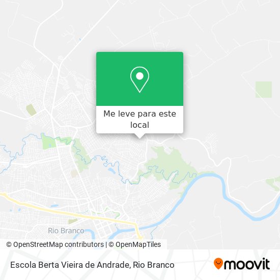 Escola Berta Vieira de Andrade mapa