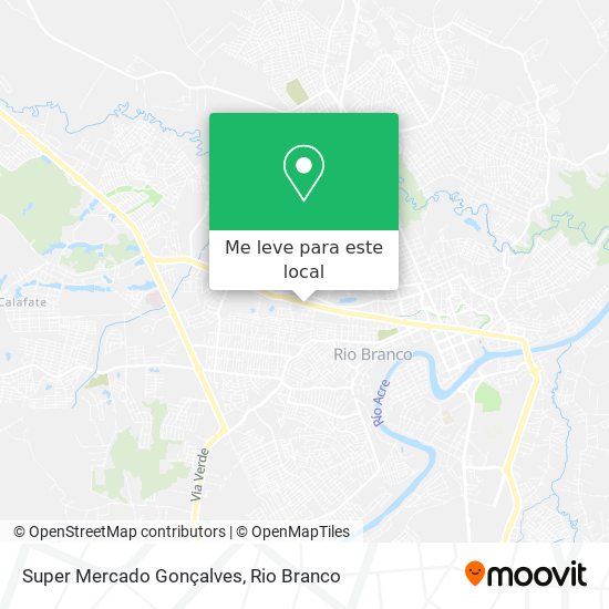 Super Mercado Gonçalves mapa