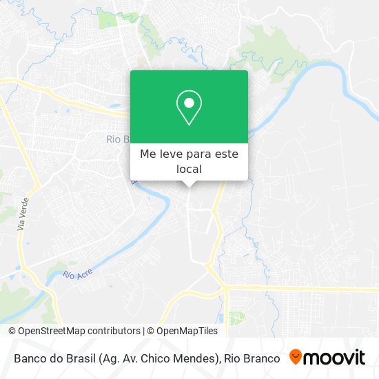 Banco do Brasil (Ag. Av. Chico Mendes) mapa