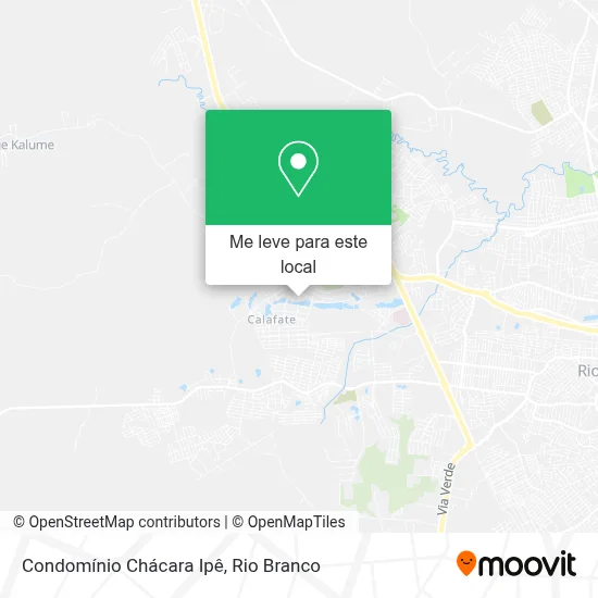 Condomínio Chácara Ipê mapa